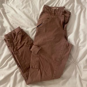 Brown cargo pants